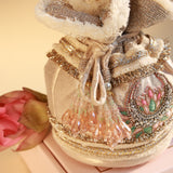 Chashni rose gold bag