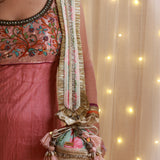 Cotton candy potli bag