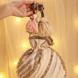 Riza potli bag ( ivory)