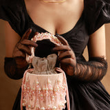 Apricot blush bucket Bag