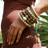 Earthy Coastal Bangles Stack