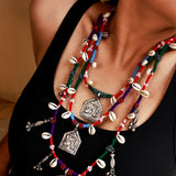 BohoRaag necklace (Red )