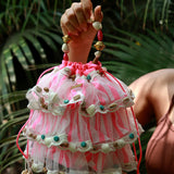 Coastal ruffle bag (pink)