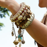 Earthy Coastal Bangles Stack