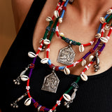 BohoRaag necklace (Red )