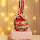 Gulabi  Sandesh Potli bag