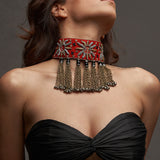Boho Sun And Moon Choker