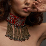 Boho Sun And Moon Choker