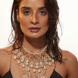 Begum Necklace( Ivory Pearls)