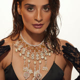 Begum Necklace( Ivory Pearls)