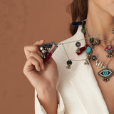 Boho Initial Neckpiece