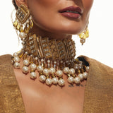 Briana necklace set with studs