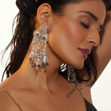 Chloe silver shimmer danglers