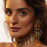 Cyra Gold  Necklace Set