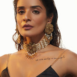 Cyra Gold  Necklace Set
