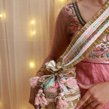 Cotton candy potli bag