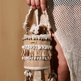 Jute bucket bag