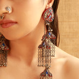 Neroh long danglers (Red)