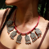 Nomada necklace pink