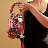 Banjara Kutch bucket bag (beige )
