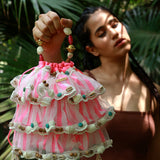 Coastal ruffle bag (pink)