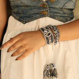 Bejewelled Peace bracelet