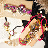 Ishana choker ( purple)