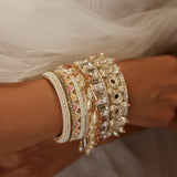 Ivory Sehar Pearl Handcuff