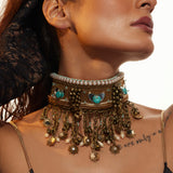 Jahan choker Antique gold