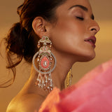 Laleh peach danglers