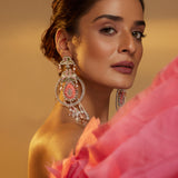 Laleh peach danglers