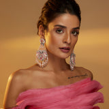 Niloufar- soft pink Danglers