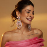 Niloufar- soft pink Danglers