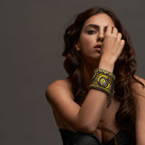 Rosie cuff Lime Green