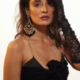 Ruh danglers ( black )