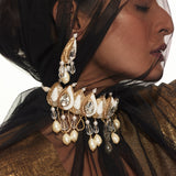 Sophia Drop shaped Necklace (white)