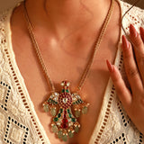 Baaz necklace pink