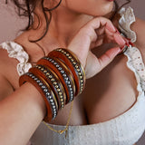 Aura bangle stack