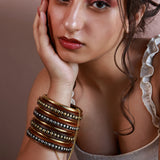 Aura bangle stack