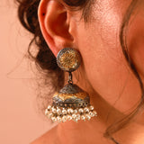 Nooreq jhumka dual tone