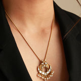 Little birdie gold necklace