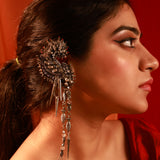 Arena silver earcuff
