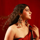 Mehrooz jhumka ( green)