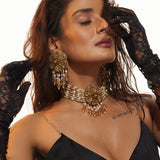 Cyra Gold  Necklace Set