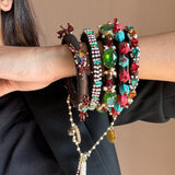 Zia bangle stack